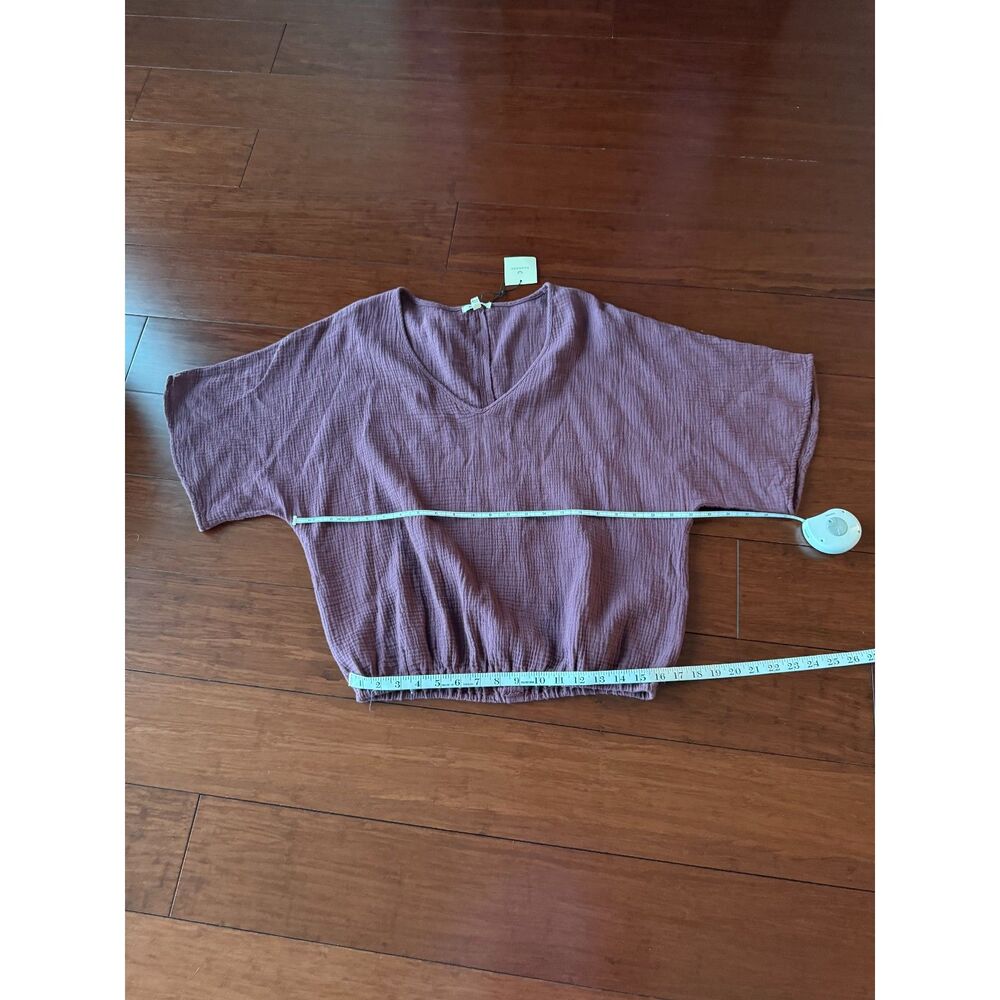 Suunday Gauze Dolman Top NWT Plum - Picture 10 of 14